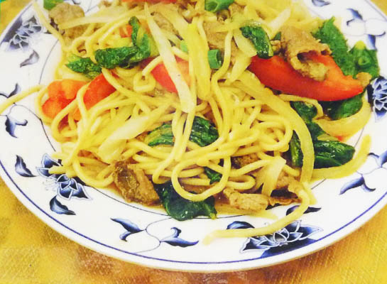 北方牛肉炒麵